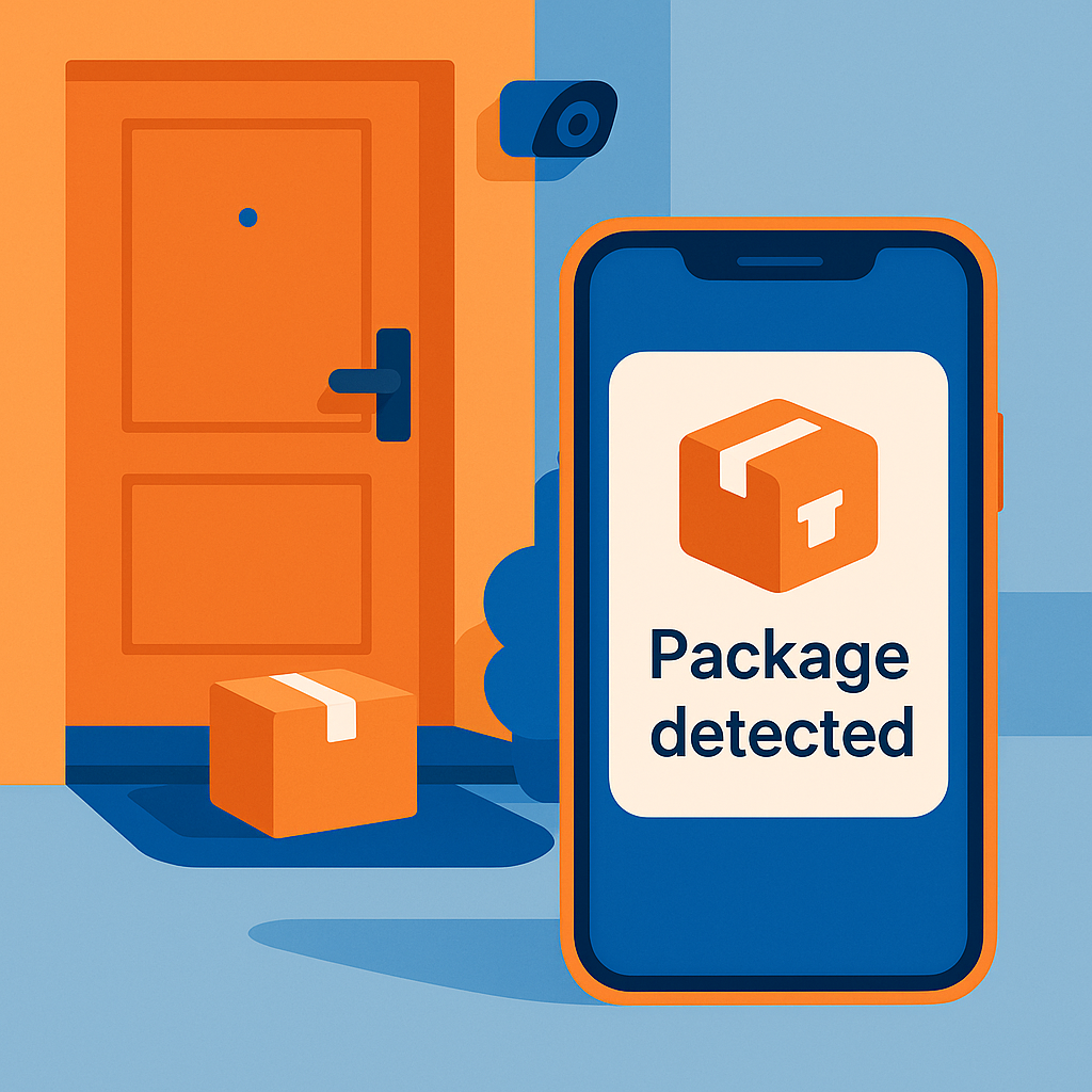 Never Miss a Delivery feature illustration