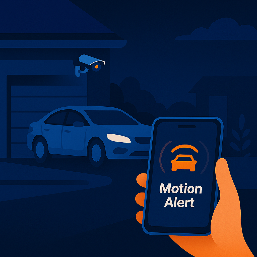 Driveway Monitoring - Know when vehicles arrive or leave your property with AI-powered vehicle detection.