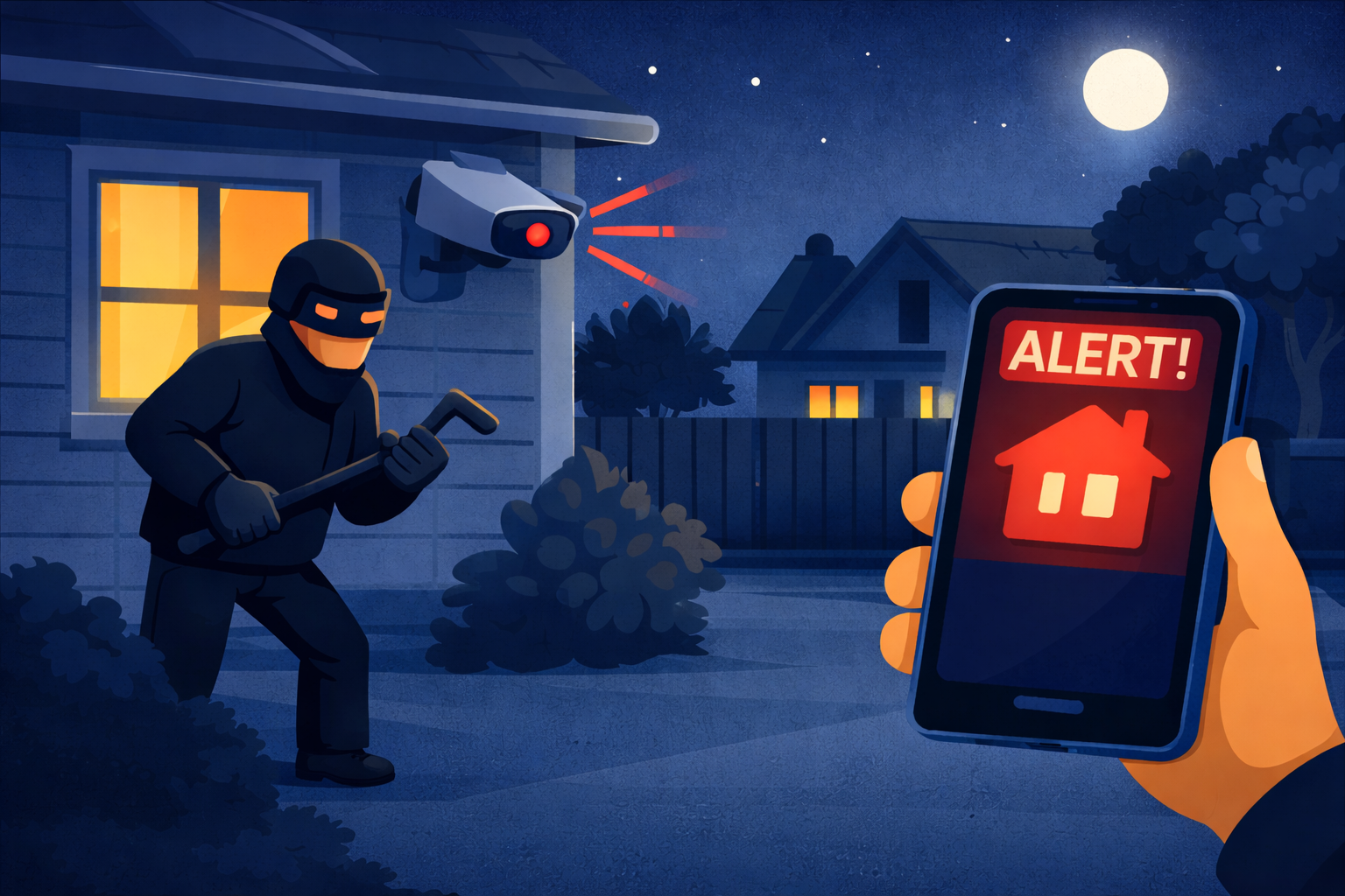 Home Security - Protect your home with intelligent motion detection and instant alerts for peace of mind.
